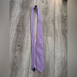 Lazzaretti Purple Patterned Men's Tie